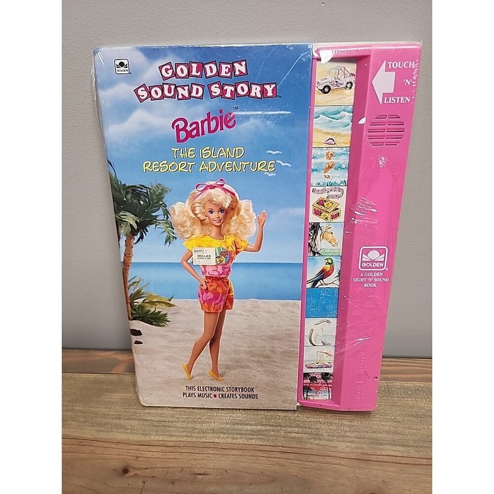 NEW SEALED Barbie The Island Resort Adventure Golden Sound Story Book Sealed